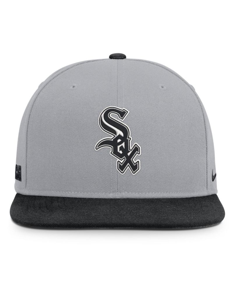 Men's Gray/Black Chicago White Sox Primetime Pro Dri-FIT snapback Hat