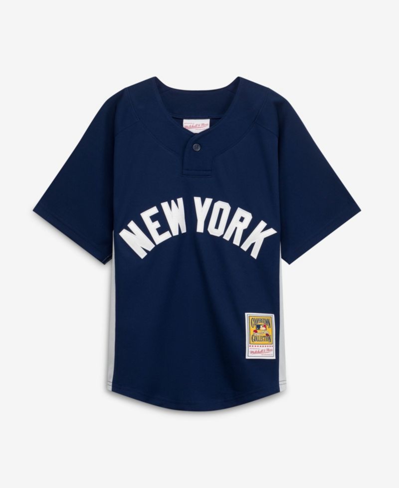 Big Boys and Girls CC Sabathia Navy New York Yankees Mesh Batting Practice Jersey