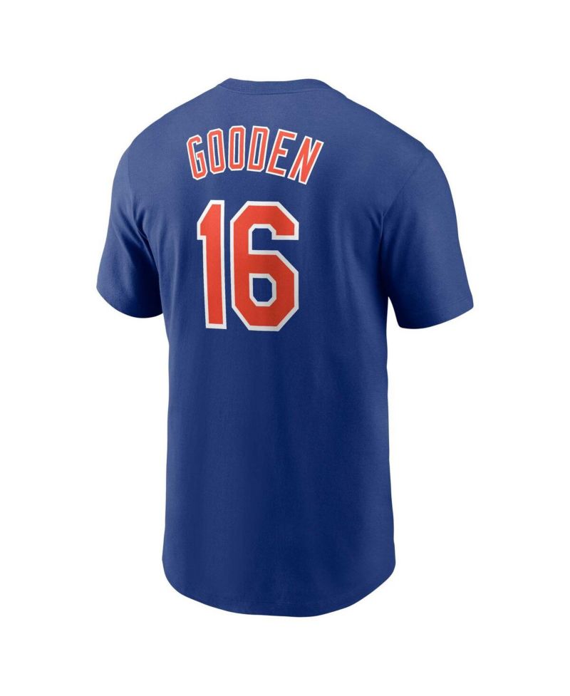 Men's Dwight Gooden Royal New York Mets Cooperstown Collection Fuse Name & Number Retirement T-Shirt
