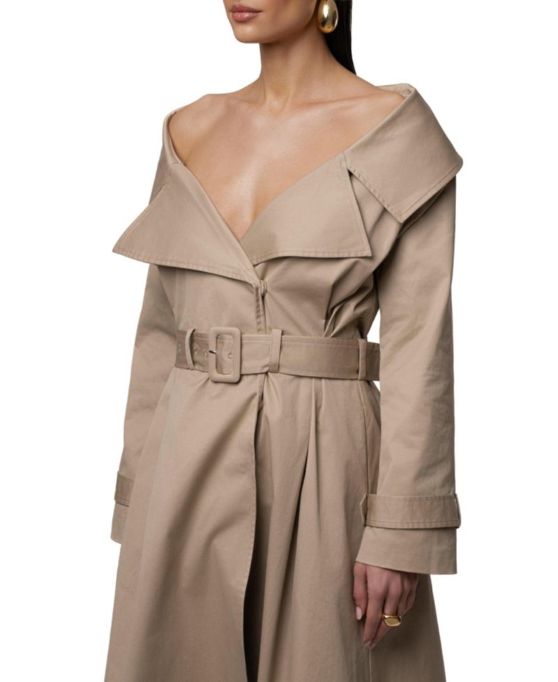 Women's Soft Authority Trench Coat