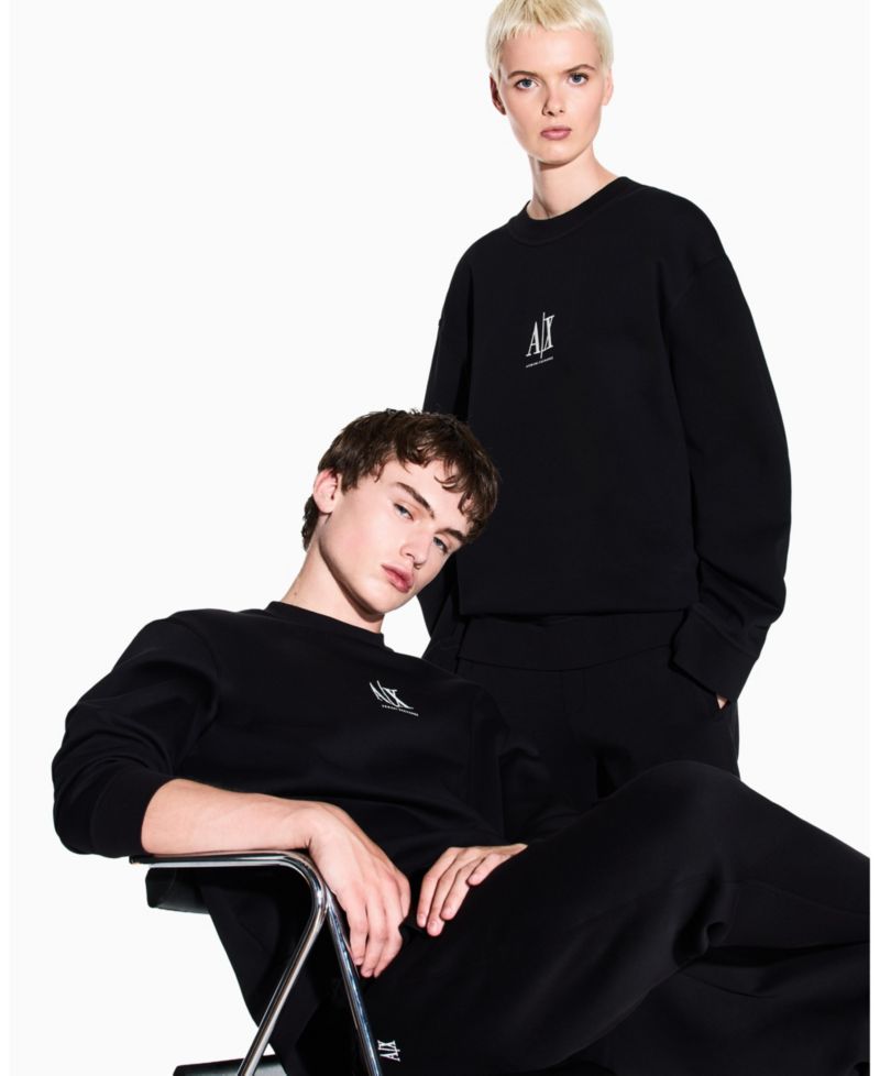 Men's Icon Logo Fleece Crew Neck Sweatshirt