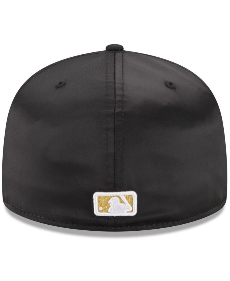 Men's Black Chicago White Sox 2025 59FIFTY Day Gold Leaf 59FIFTY Fitted Hat