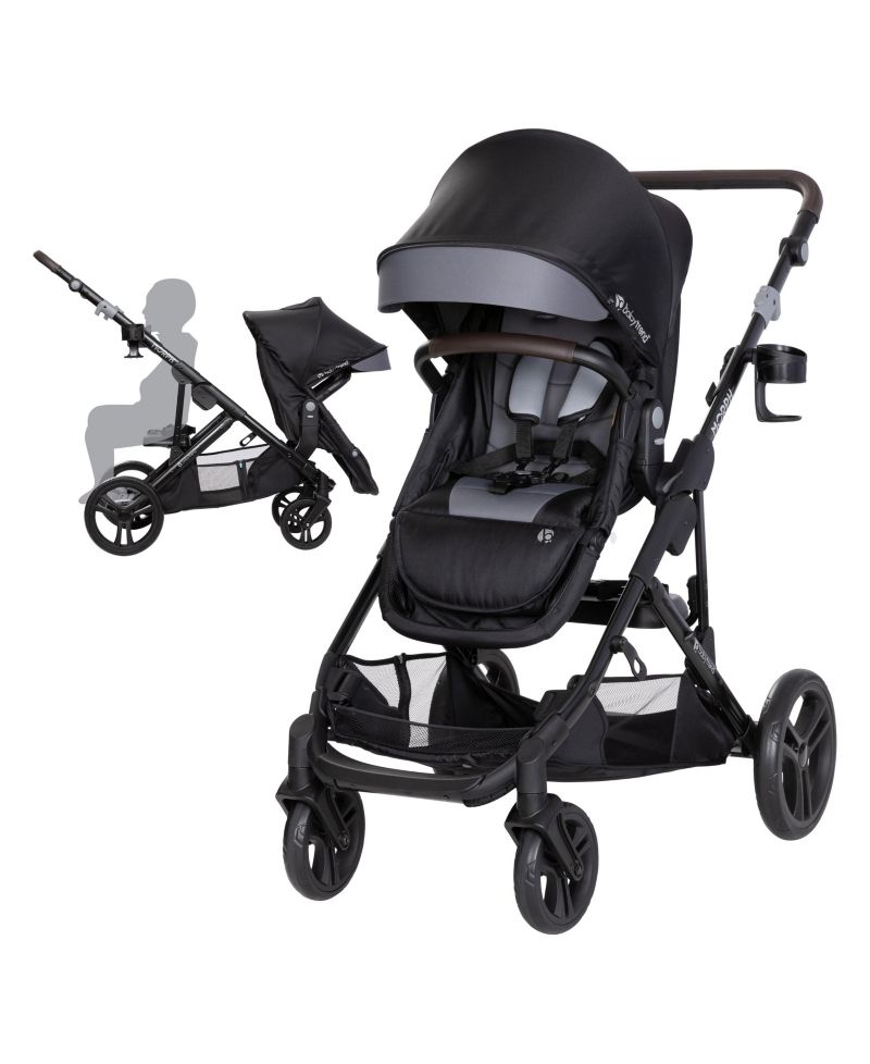Baby Morph Single to Double Modular Stroller - Dash Grey