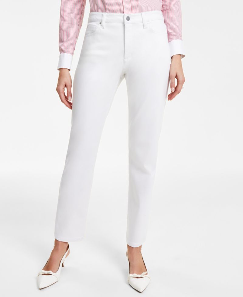 Women's Lexington Mid Rise Straight Leg Denim Jeans