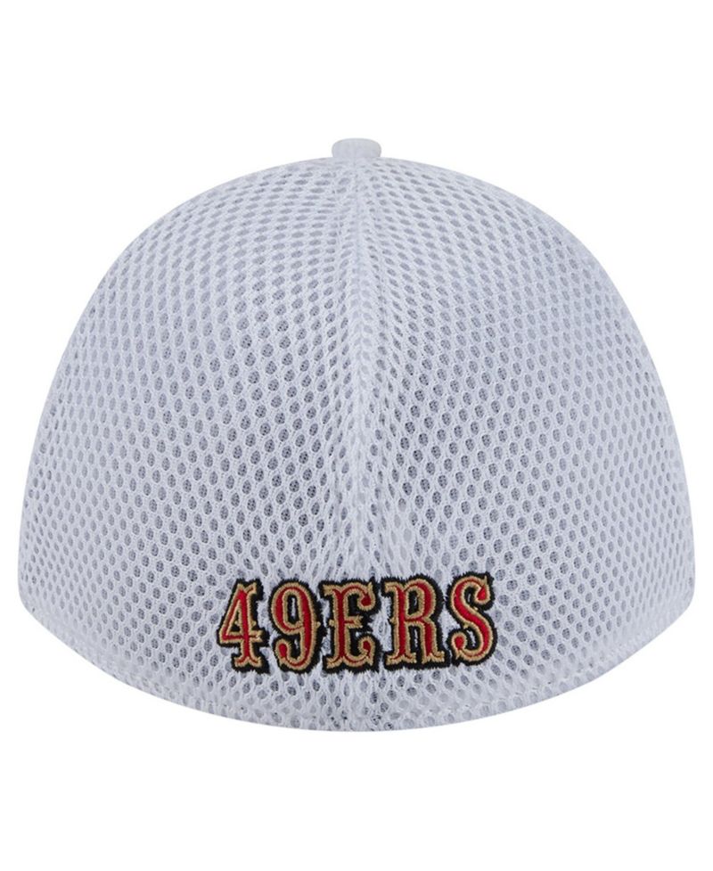 Men's White/Scarlet San Francisco 49ers Dash 39THIRTY Flex Hat