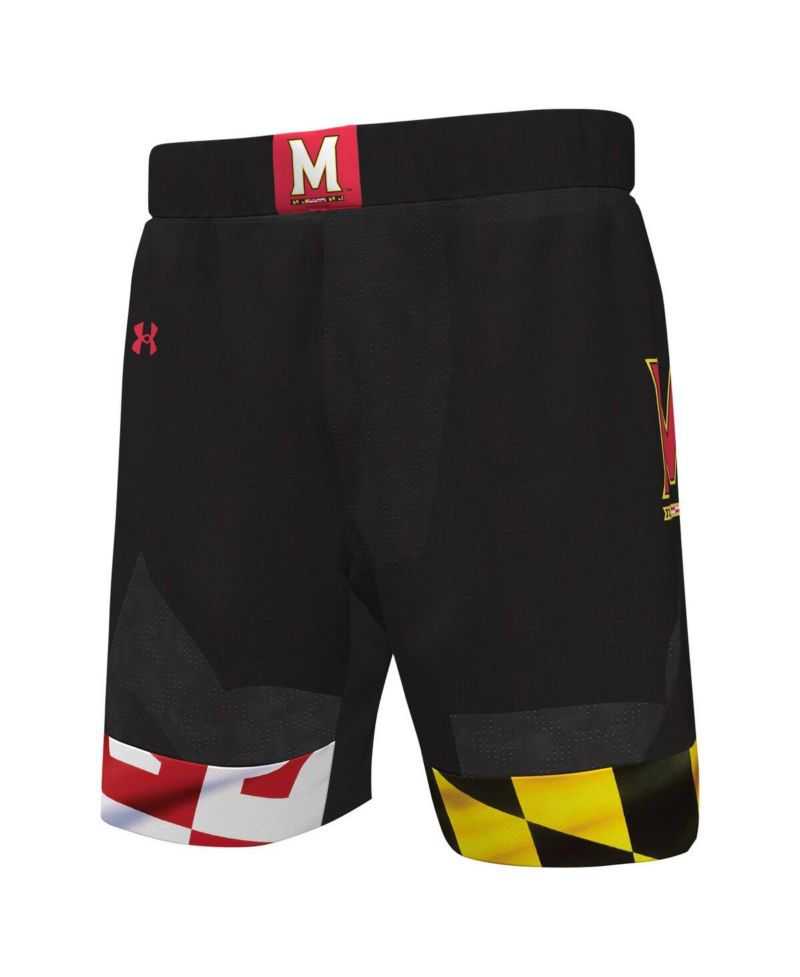 Men's Black Maryland Terrapins Replica Basketball Shorts