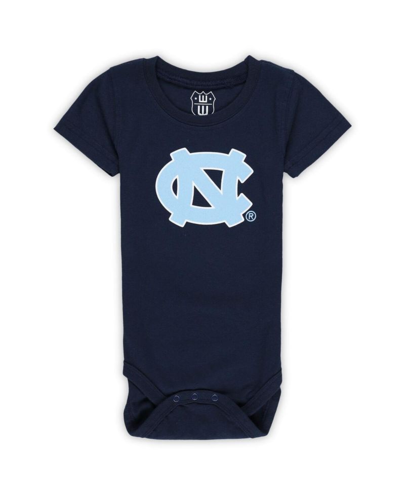 Baby Boys and Girls 3-Pack North Carolina Tar Heels Bodysuit Set