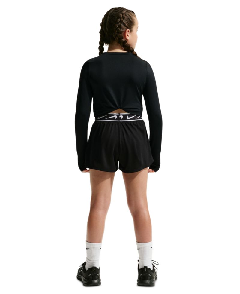 Шорты для бега средней посадки Dri-Fit для девочек 8-18 лет