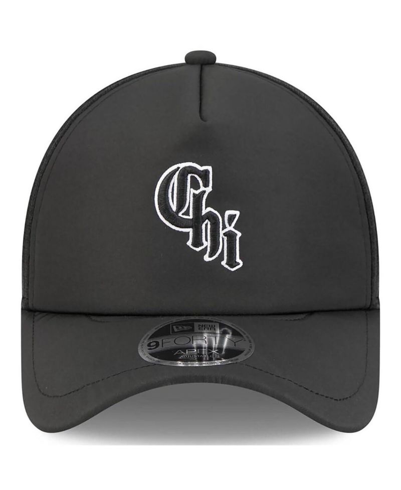 Men's Black Chicago White Sox 2026 Batting Practice Alternate Apex 9FORTY Adjustable Hat