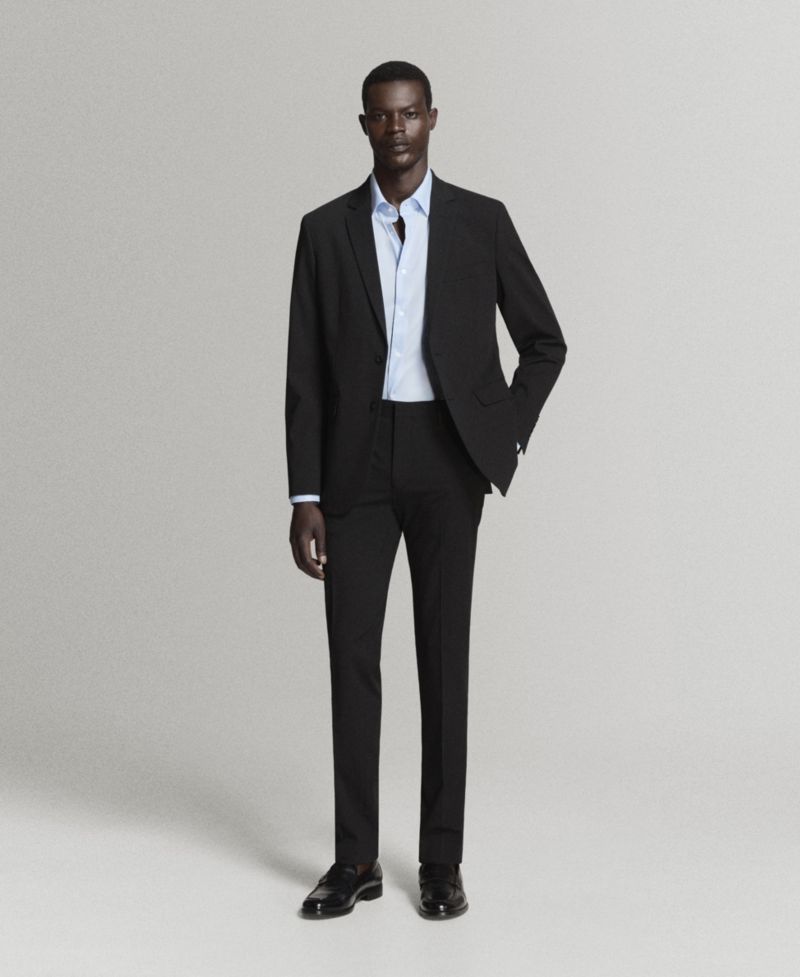 Men's Super Slim Fit Cotton Stretch Dress Shirt