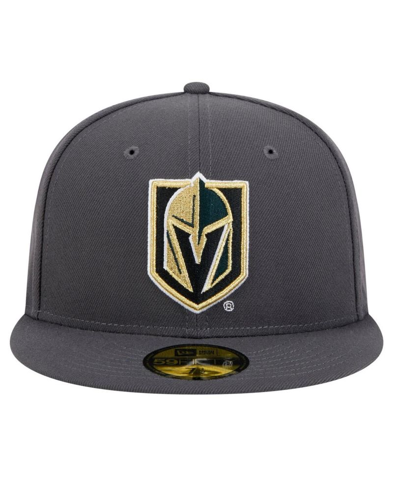 Men's Charcoal Vegas Golden Knights Core 59FIFTY Fitted Hat