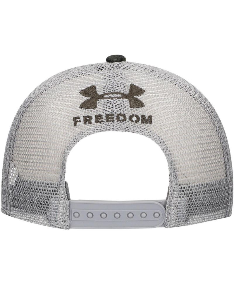 Men's Camo Maryland Terrapins Freedom Collection Blitzing Performance Trucker Hat