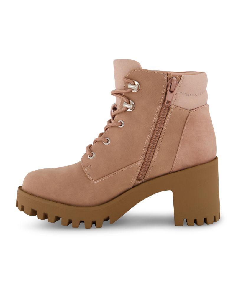 Big Girls Block Heel Ankle Booties