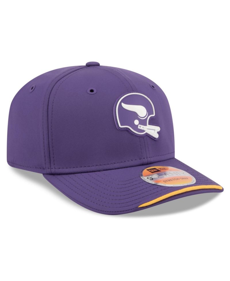 Men's Purple Minnesota Vikings 2026 Sideline Throwback 9SEVENTY Adjustable Hat