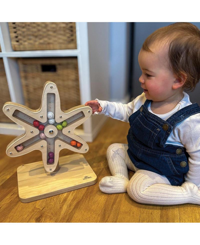Rotating Bell Flower Cause and Effect Toy