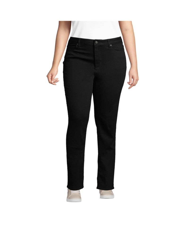 Women's Mid Rise Straight Leg Jeans