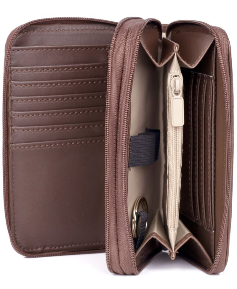 Women's Heiress Double Zip Organizer Wallet