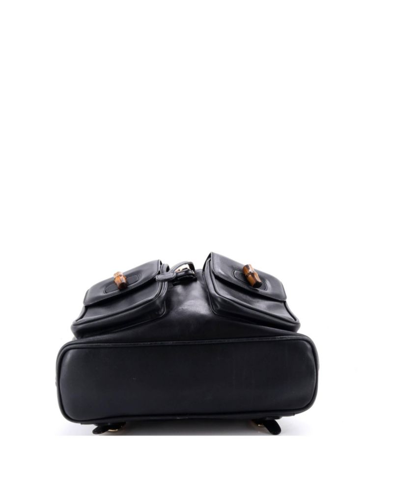 Medium Vintage Bamboo Backpack Leather