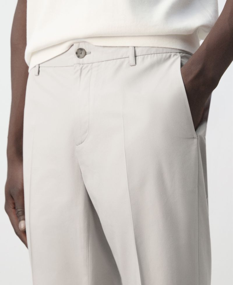 Men's Slim-Fit Cotton-Lyocell-Blend Pants