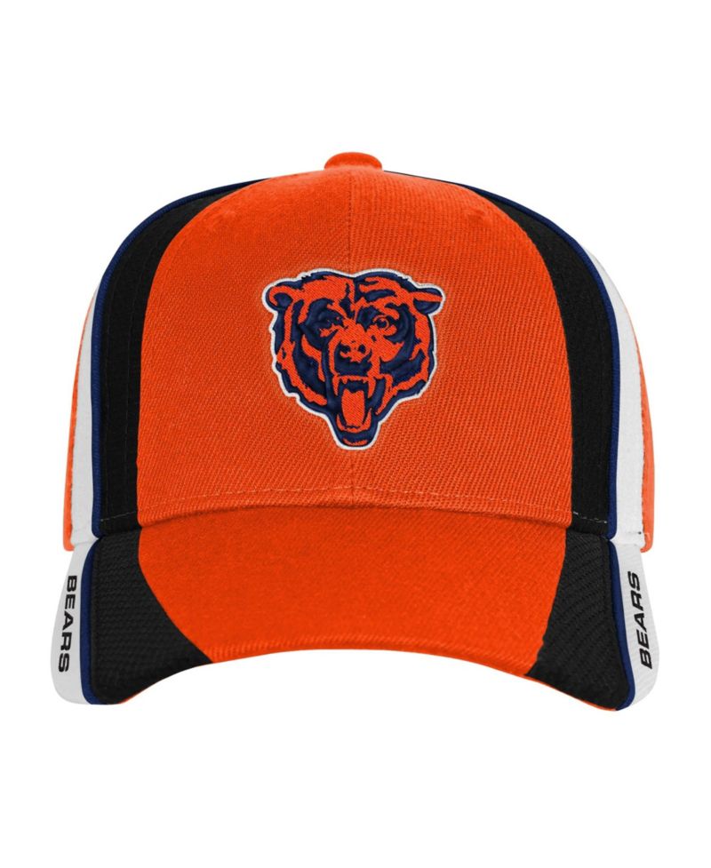 Big Boys and Girls Orange Chicago Bears Club Downforce Pro Crown Adjustable Hat