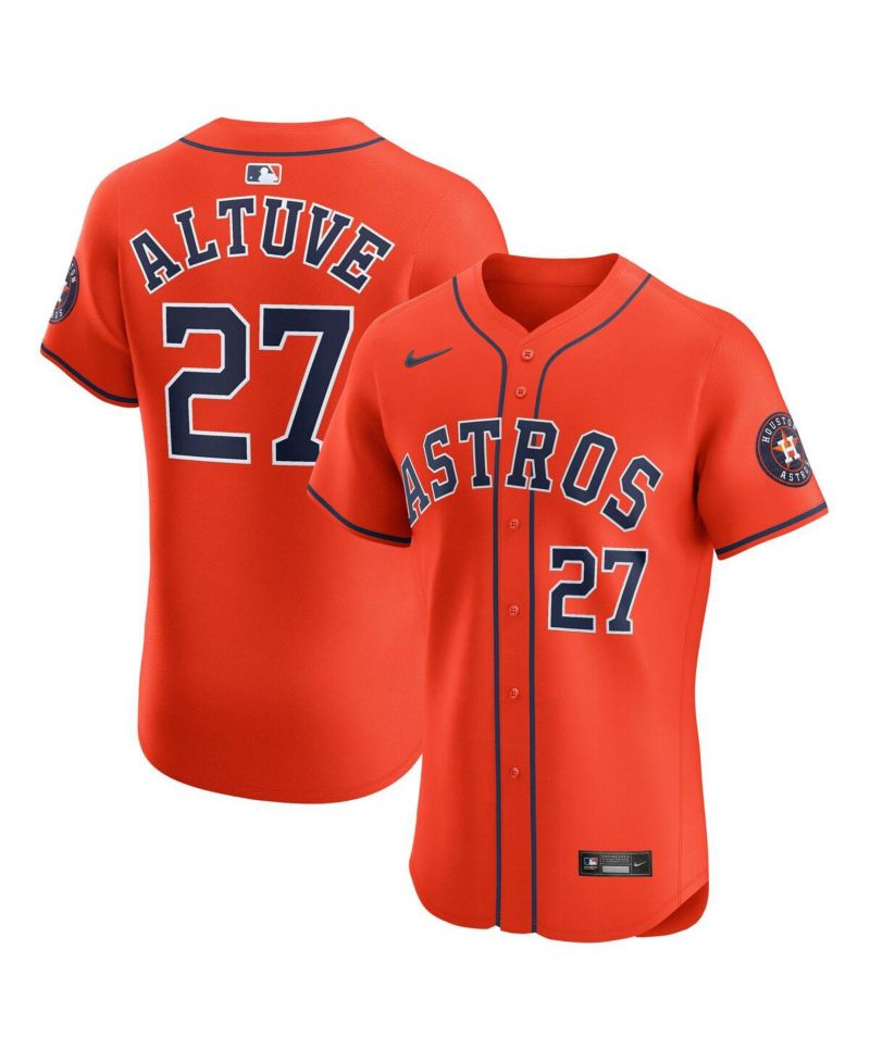 Men's Jose Altuve Orange Houston Astros Alternate Elite Player Jersey