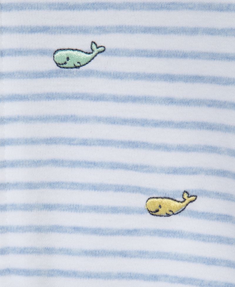 Baby Boys' Whale Print Footie with Hat