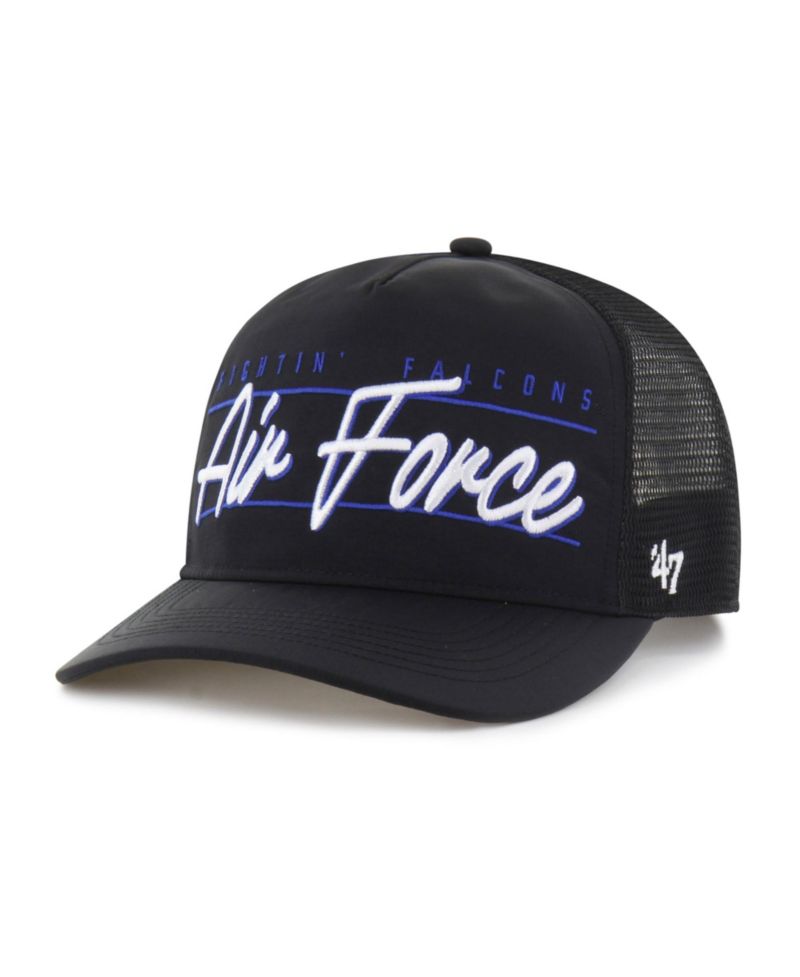 Men's and Women's '47 Black Air Force Falcons brrr&deg; Condor Mesh Hitch Adjustable Hat