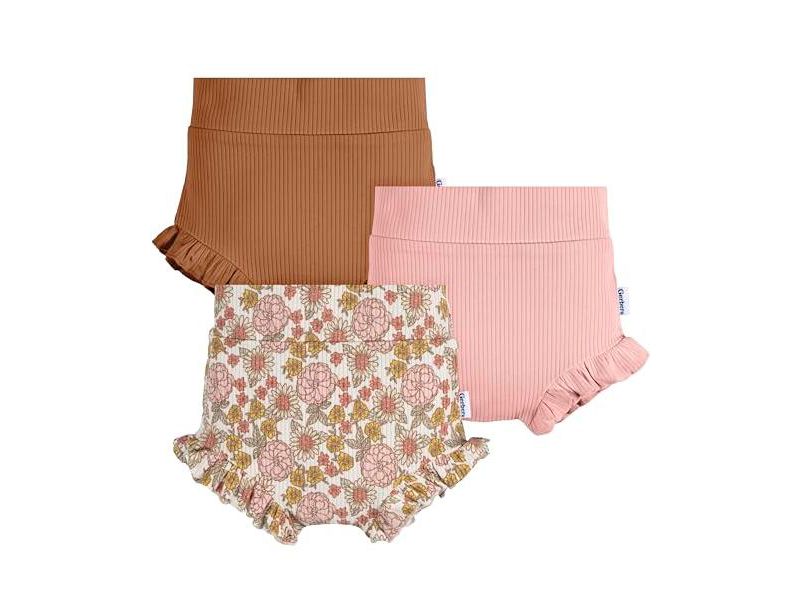Baby Girls Bubble Shorts, 3-Pack