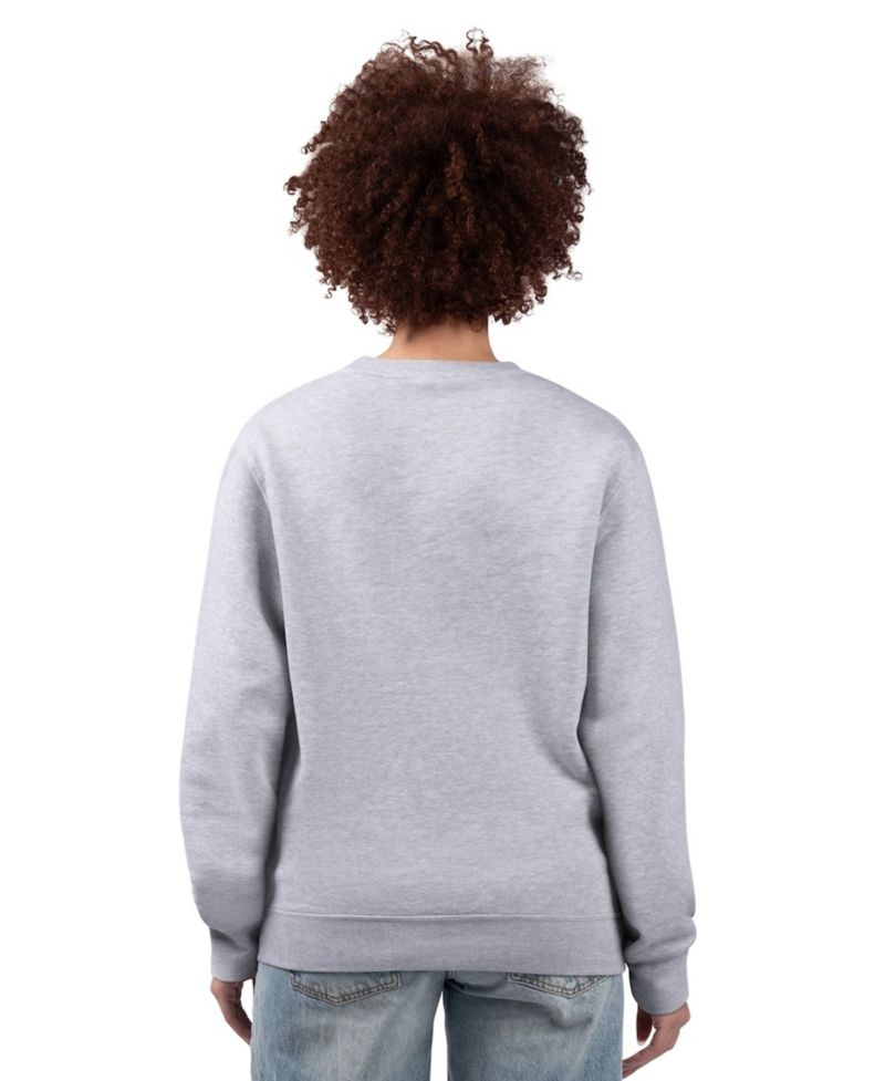 Women's Heather Gray Philadelphia Phillies Team Logo Fleece Pullover Sweatshirt