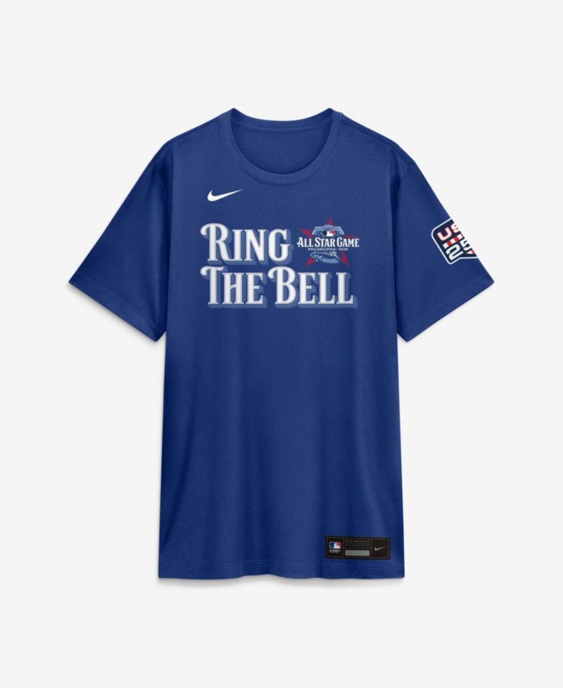 Men's 2026 All-Star Game American League Vladimir Guerrero Jr. Rush Blue Name & Number T-Shirt