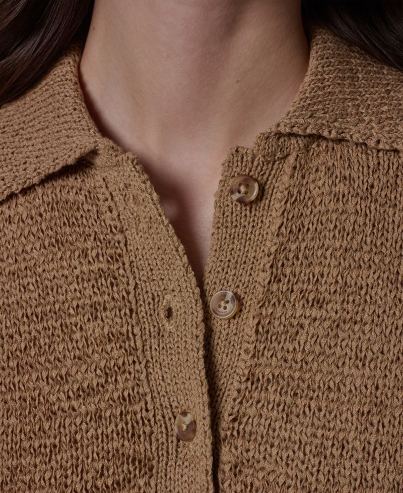 Women's Sleeveless Polo Sweater