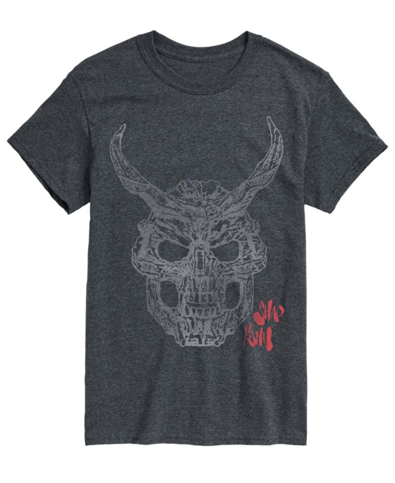 Men's Mortal Kombat Shao Kahn Vintage Faded Graphic T-Shirt
