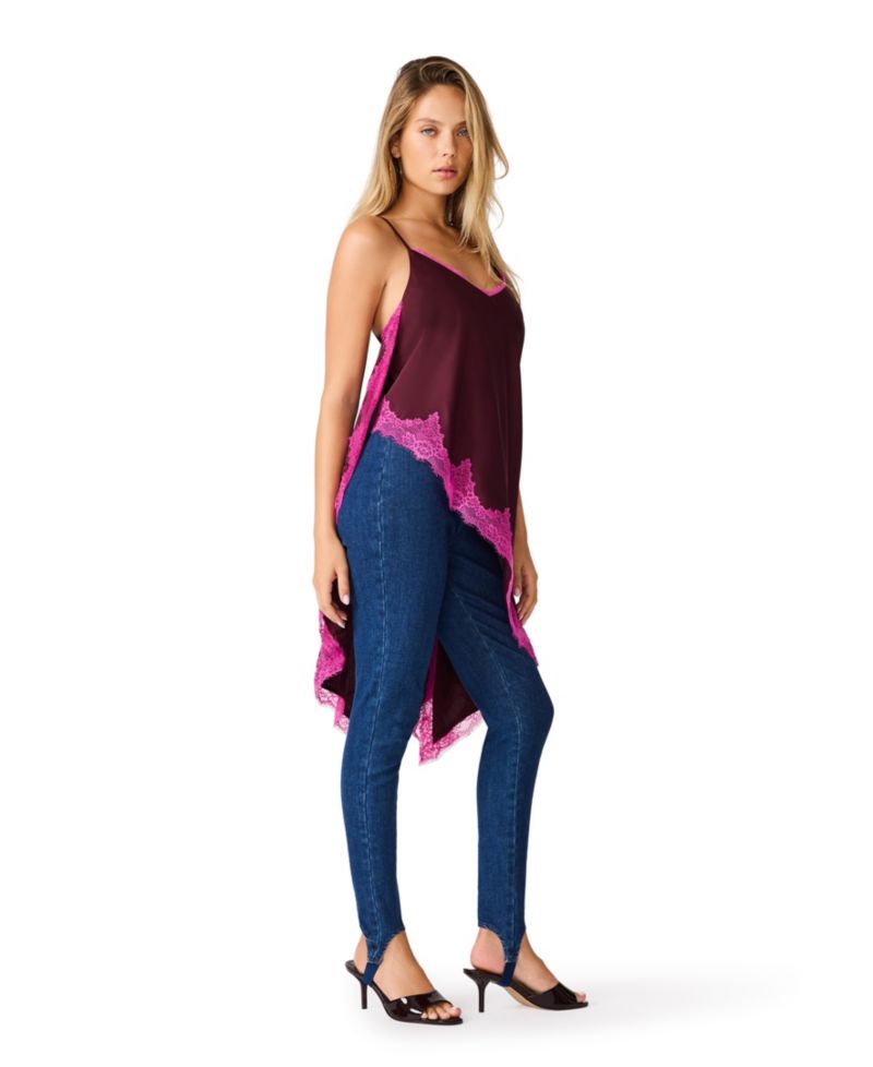 Women's Rockaway High-Waist Skinny Stirrup Denim Leggings