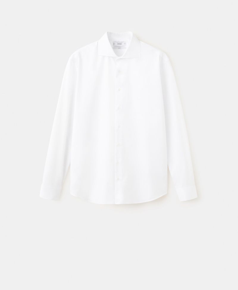 Men's Cotton Slim-Fit Dress Shirt