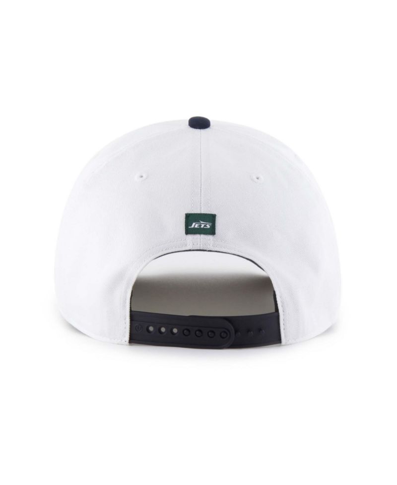 Men's White New York Jets Patriotic Overhand Hitch Adjustable Hat