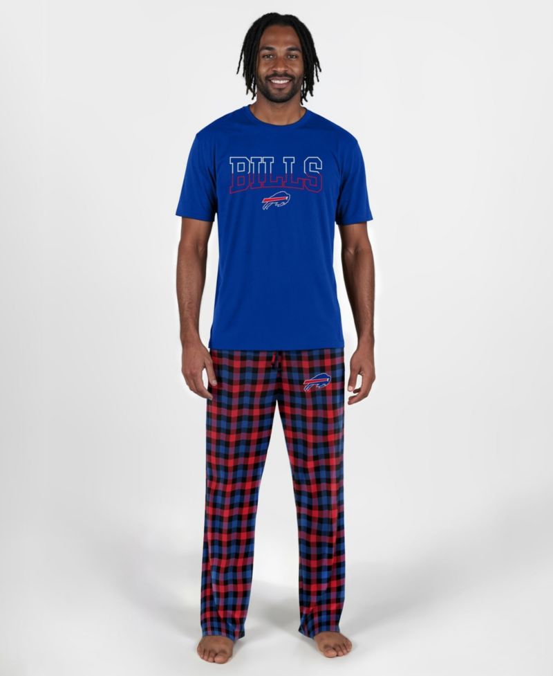 Men's Royal Buffalo Bills Highland Sleep Set