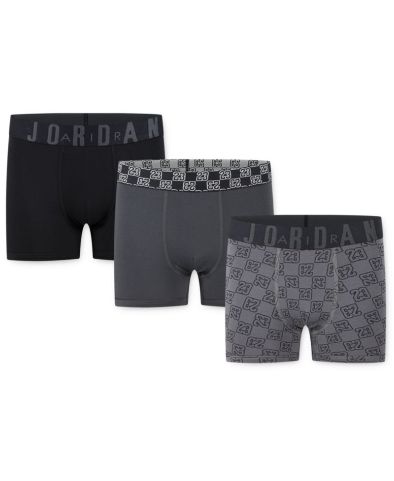Boys 8-20 3-Pack 23 Monogram Boxer Briefs