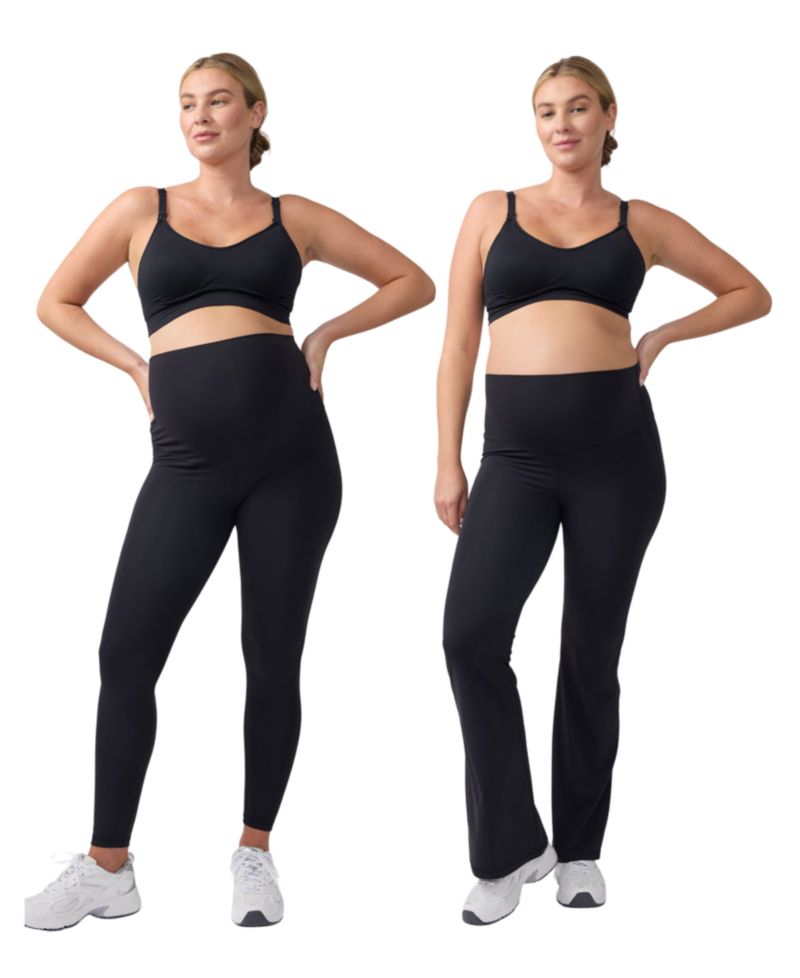 Women's Ingrid + Isabel Flare/Contour Active Legging Bundle 2-Pack