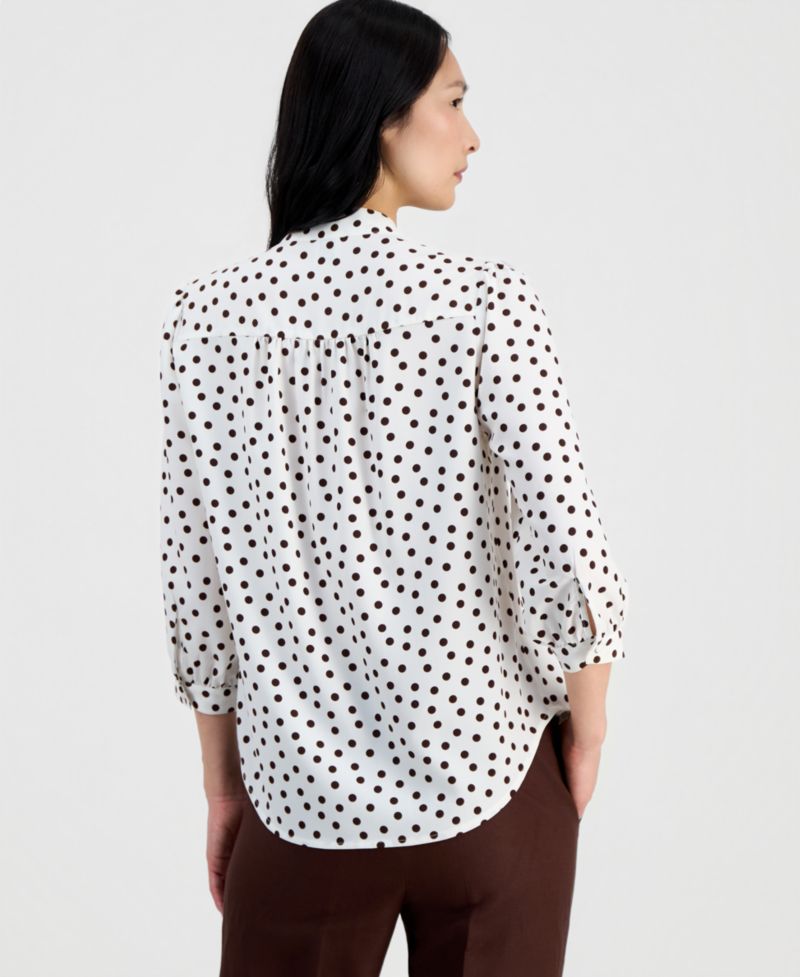 Petite Y-Neck Pull-On Top