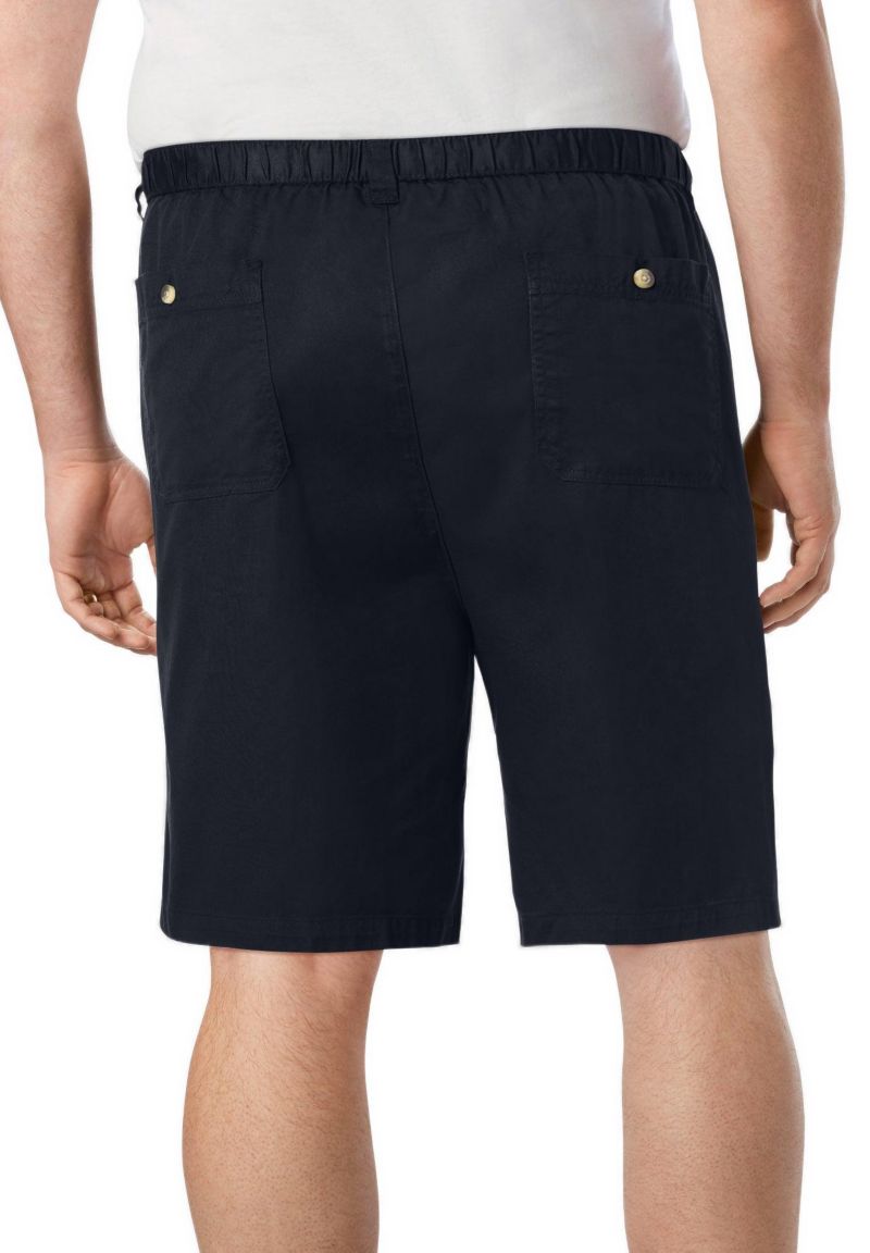 Tall Knockarounds 8" Full Elastic Plain Front Short