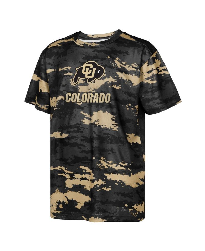 Big Boys and Girls Black Colorado Buffaloes Scrimmage T-Shirt