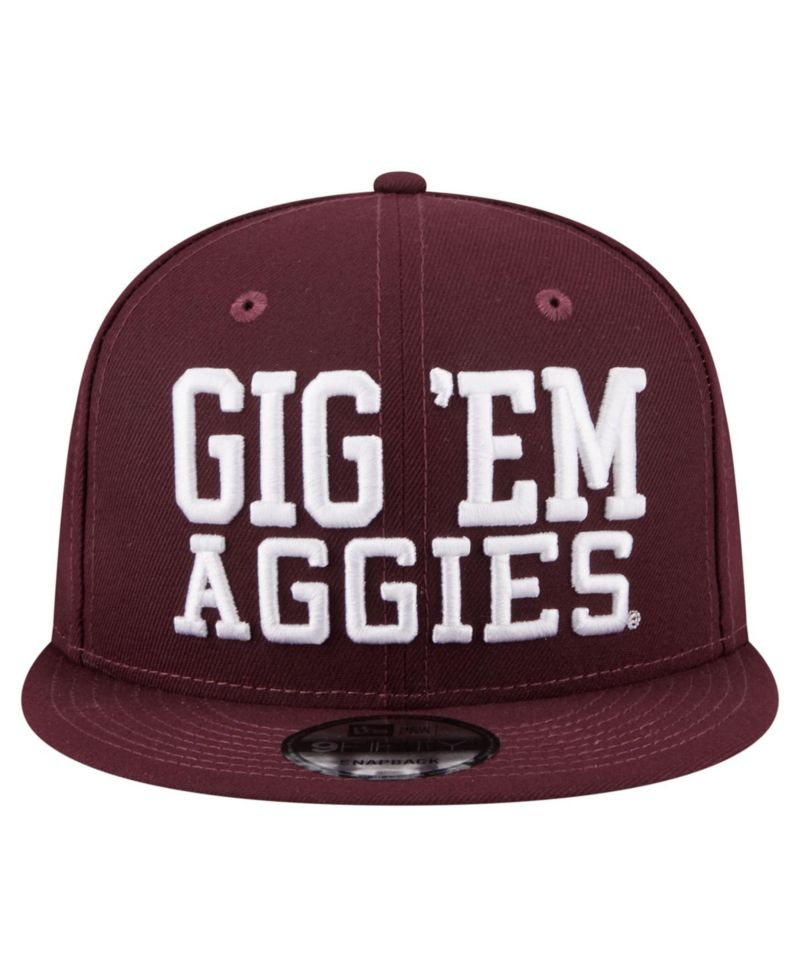 Men's Maroon Texas A&M Aggies Go Team 9FIFTY Snapback Hat