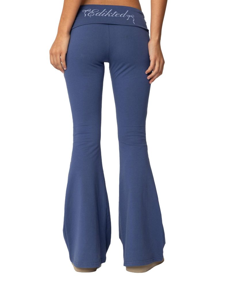 Women's Aiyana Fold Over Flared Leggings