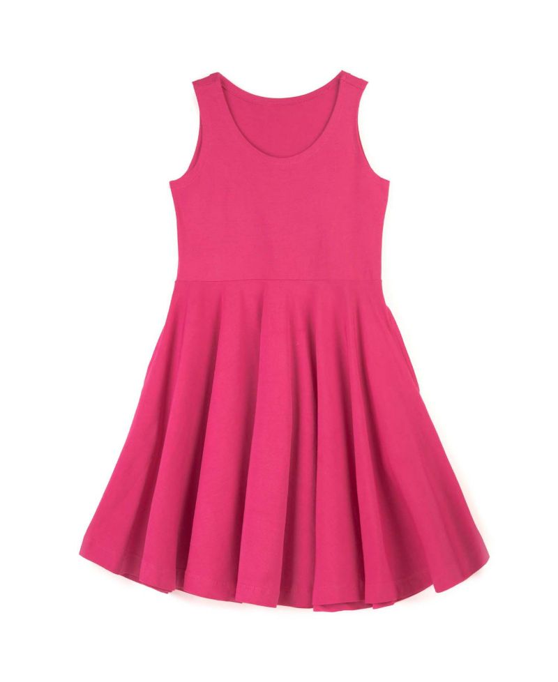 Girls Fair Trade Cotton Sleeveless Twirl Dress