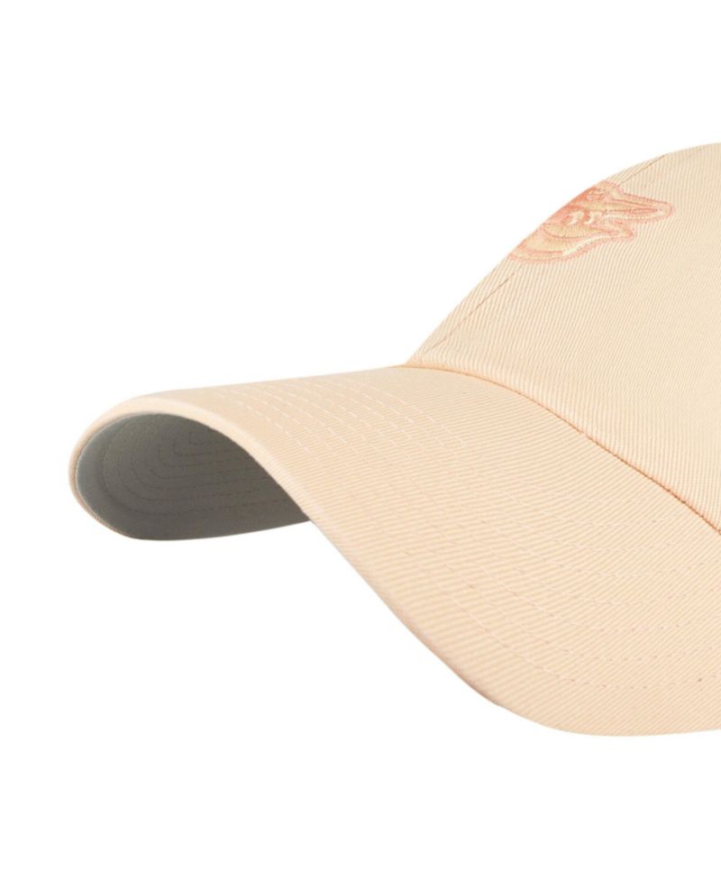 Men's and Women's Orange Baltimore Orioles Pastel Clean Up Adjustable Hat