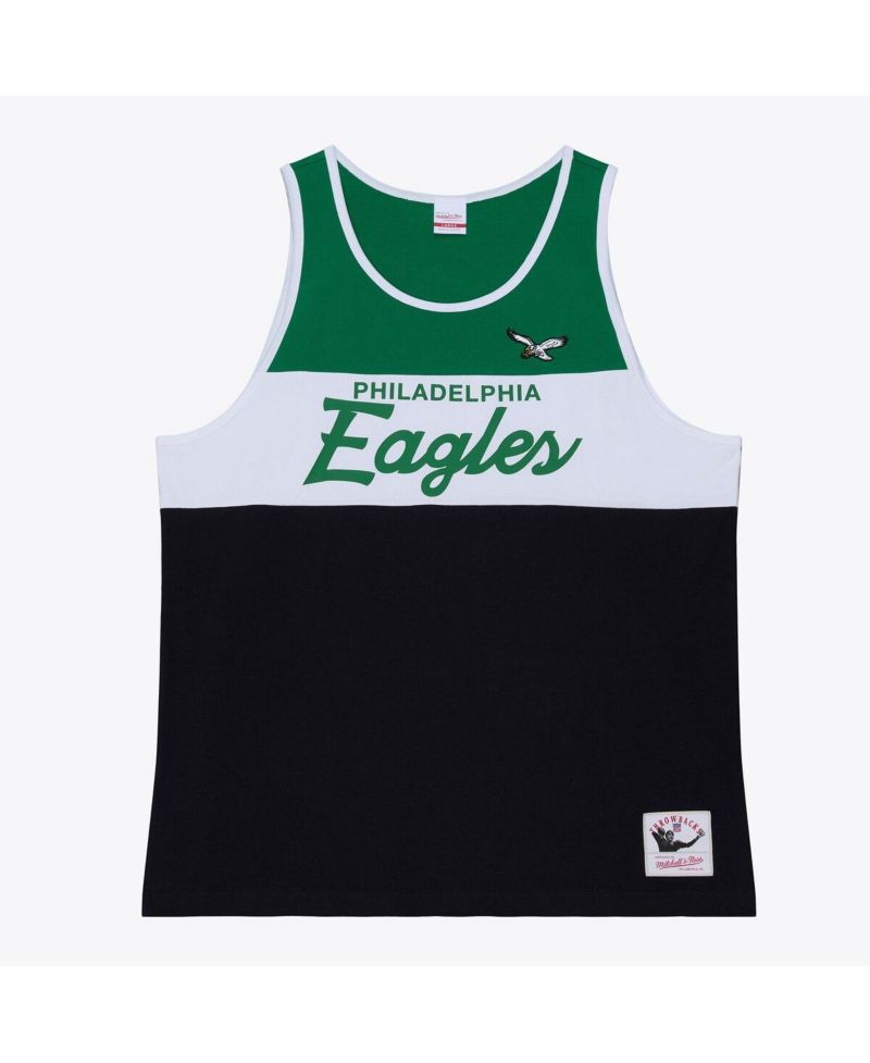 Men's Black/Kelly Green Philadelphia Eagles Head Coach Tank Top
