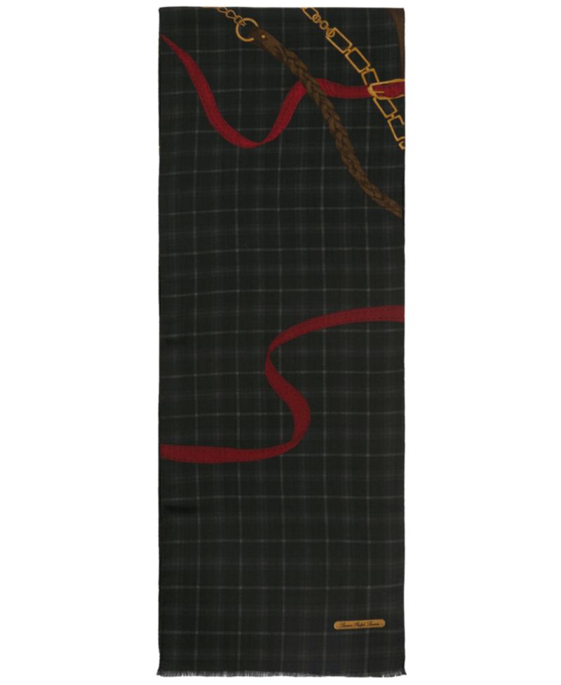 Equestrian Tattersall Oblong Scarf