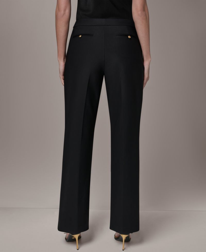 Petite Mid-Rise Boot Leg Pants