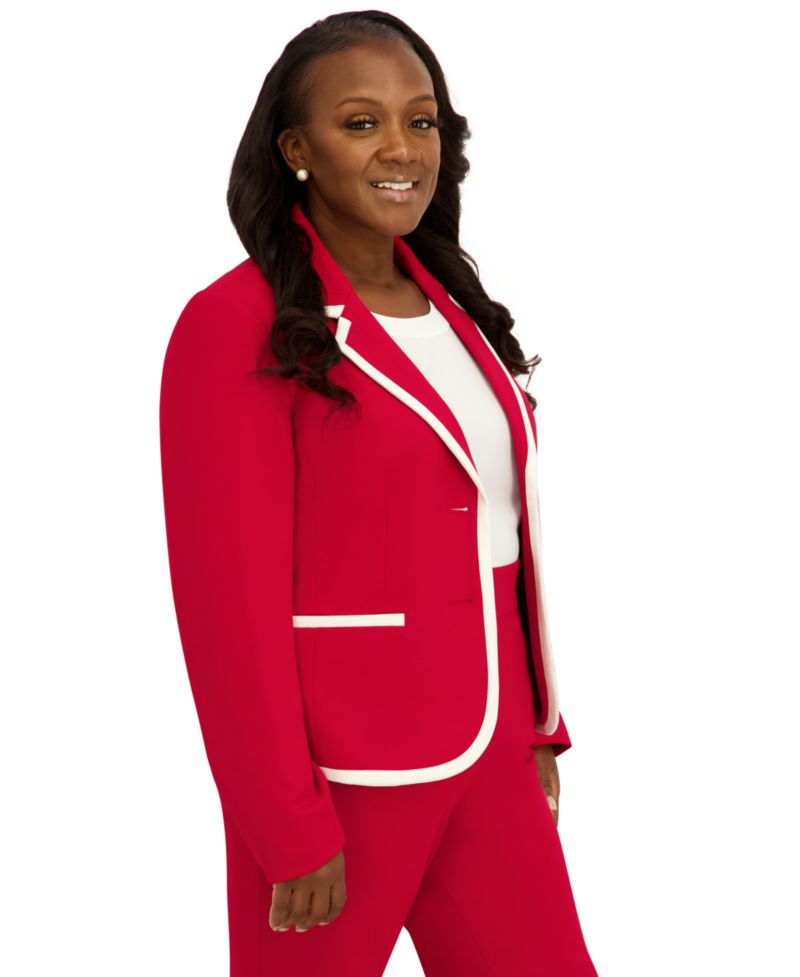 Women's Two-Button Long-Sleeve Jacket