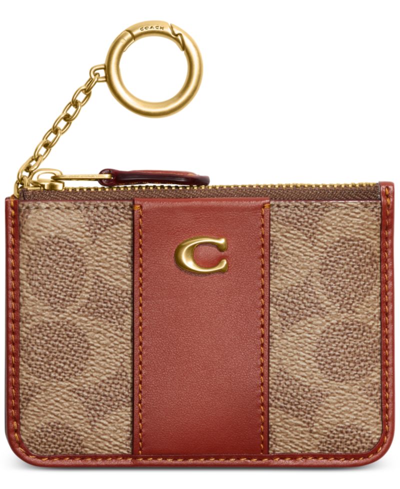 Essential Mini Signature Canvas Mini ID Card Case